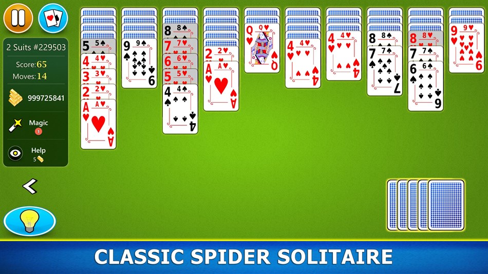 Spider Solitaire Mobile (Windows) — Prishistorik och liknande AppAgg