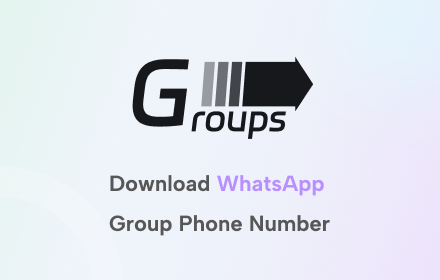 Contact Saver For WA & Download Group Phone Numbers | WPPME.COM small promo image