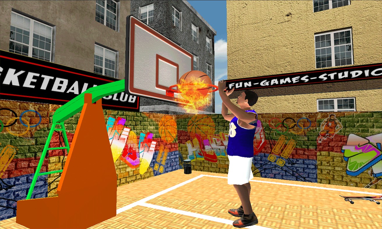 #1. Real Basketball Mania 3D (Windows) By: Best App Entertainment