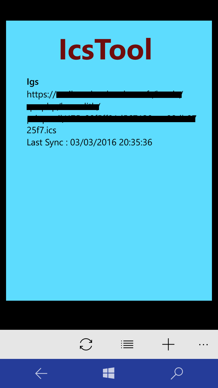 IcsTool screenshot