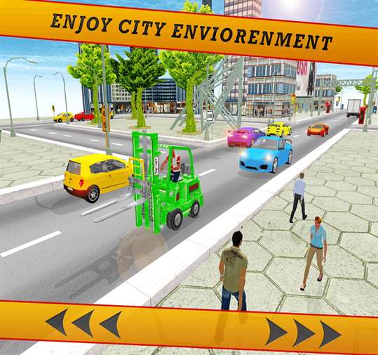 City Police Forklift Game 3D screenshot 5