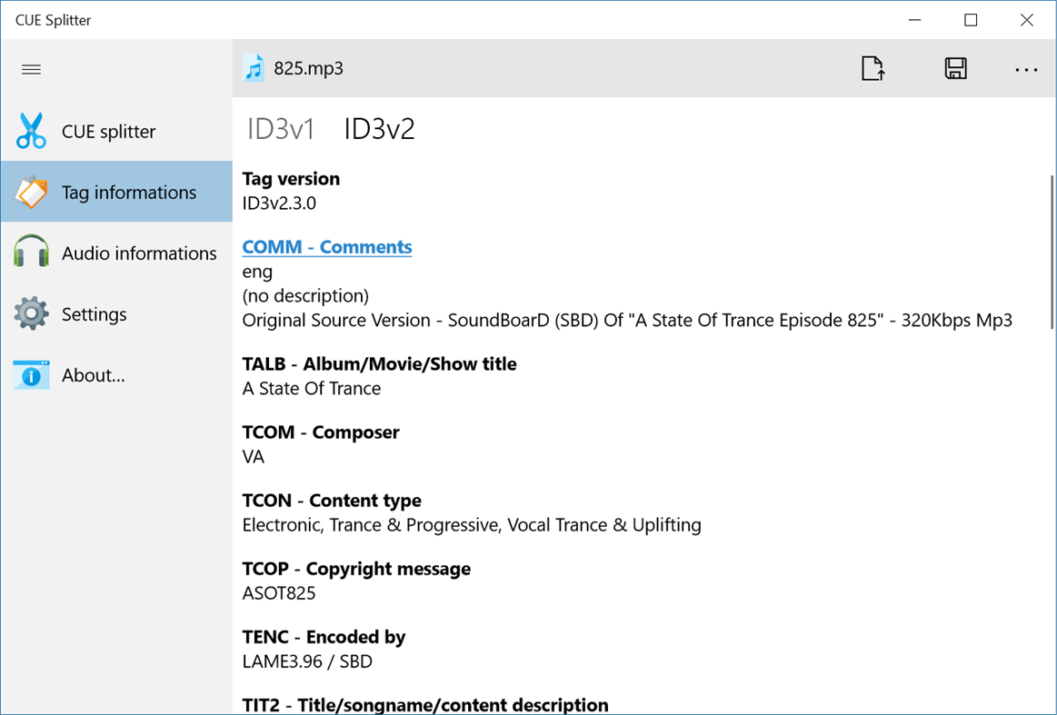 #2. CUE Splitter (Windows) 由: Medieval Software
