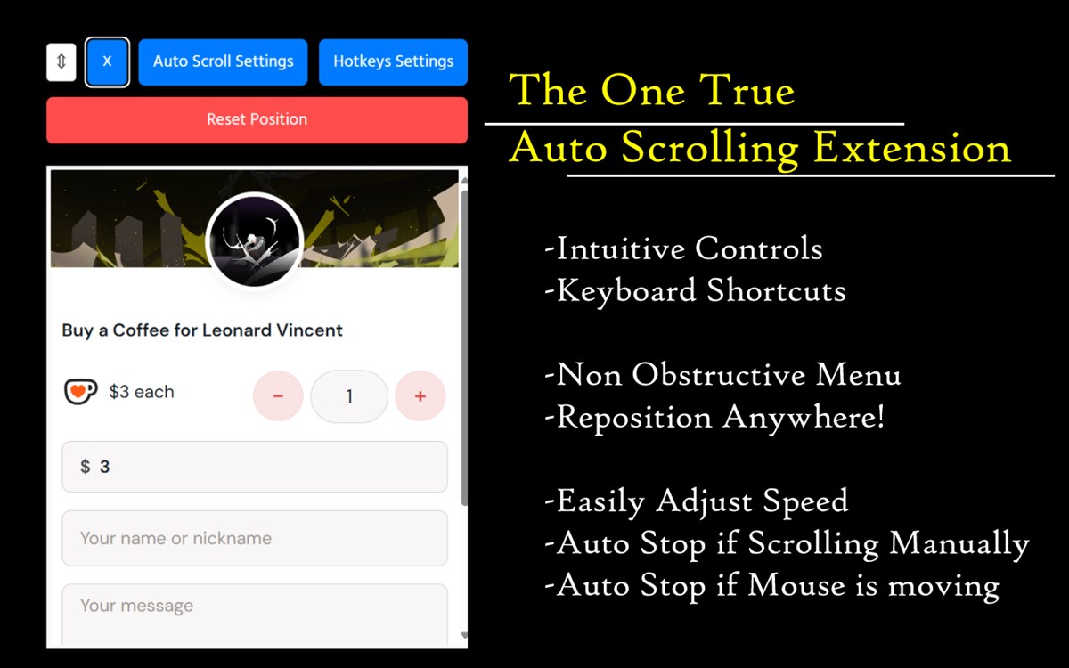 The One True Auto Scrolling Extension. Stats, Downloads & Safety Check ...