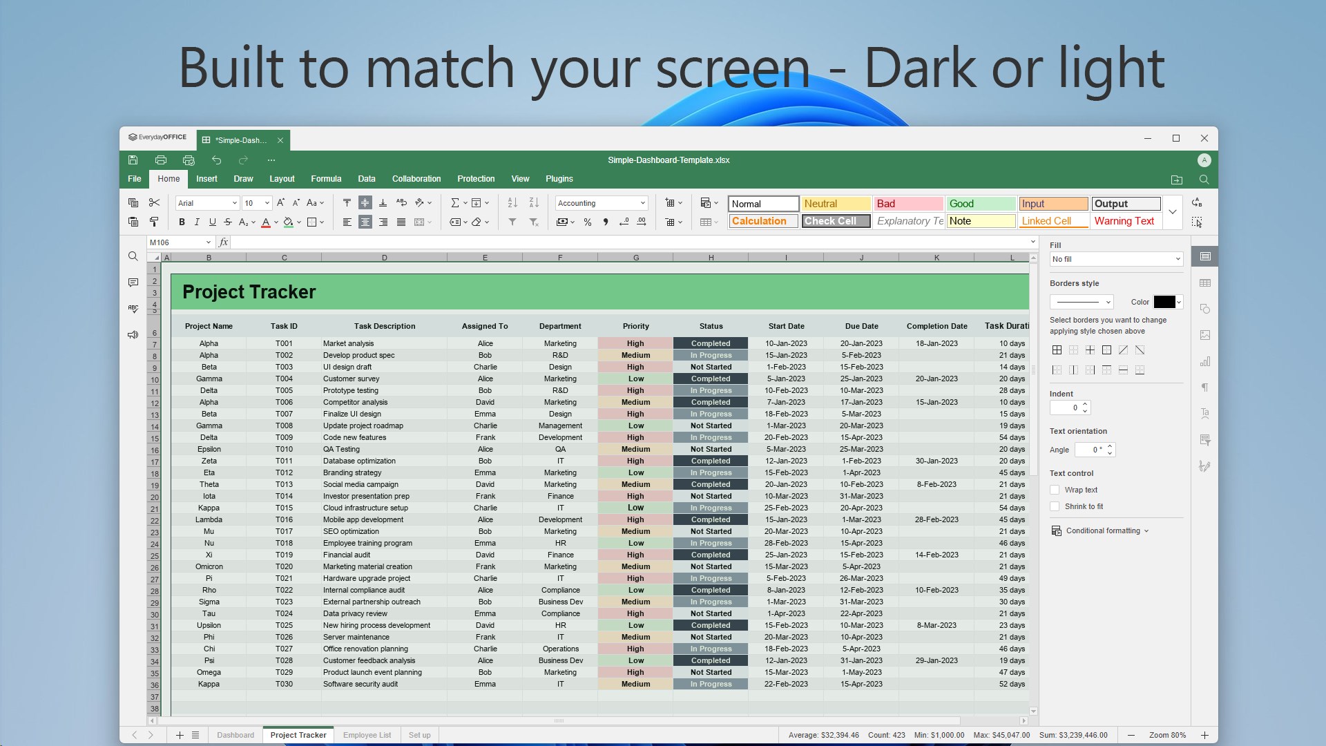 XLSX Editor Pro. screenshot