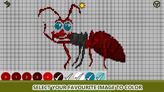 Insects Color By Number: Pixel Art, Bugs Coloring Book screenshot 5