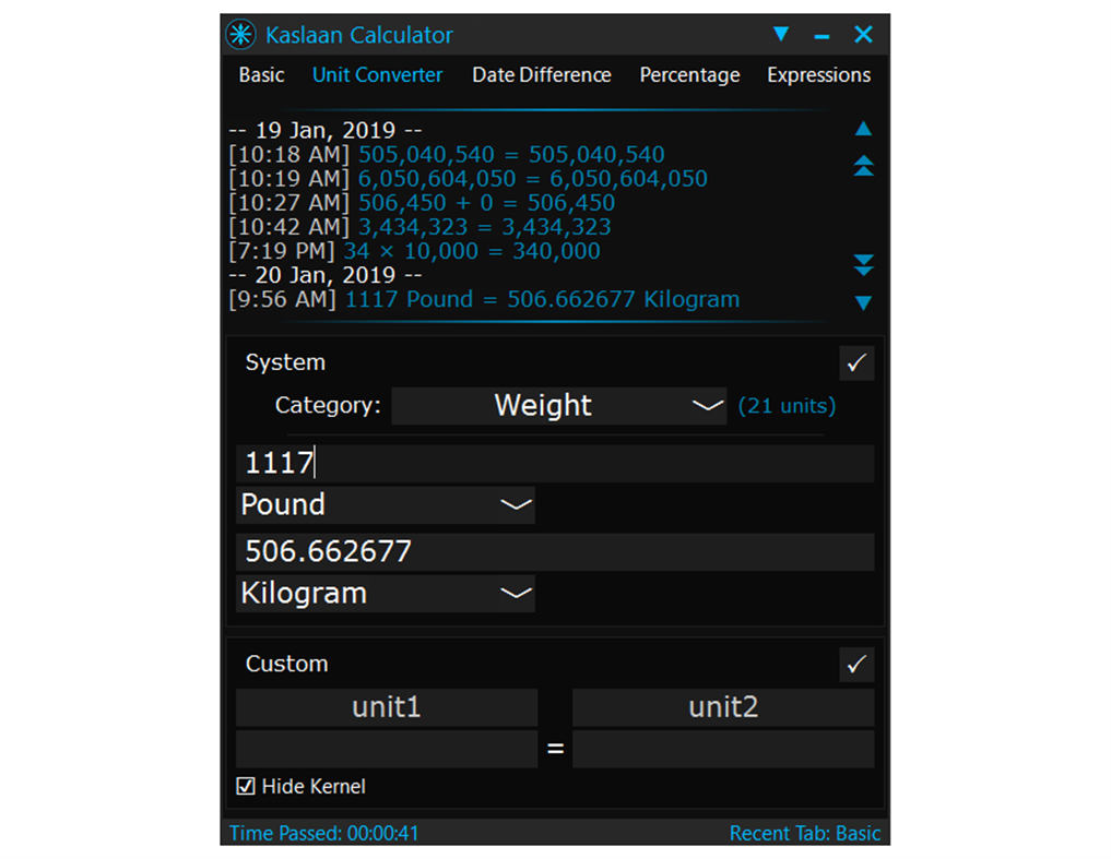 #2. Kaslaan Calculator (Windows) di: KaslaanSoft