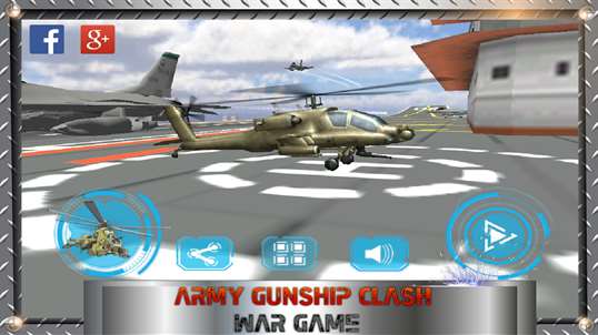 Army Gunship Clash - New War Game 2016 screenshot 1