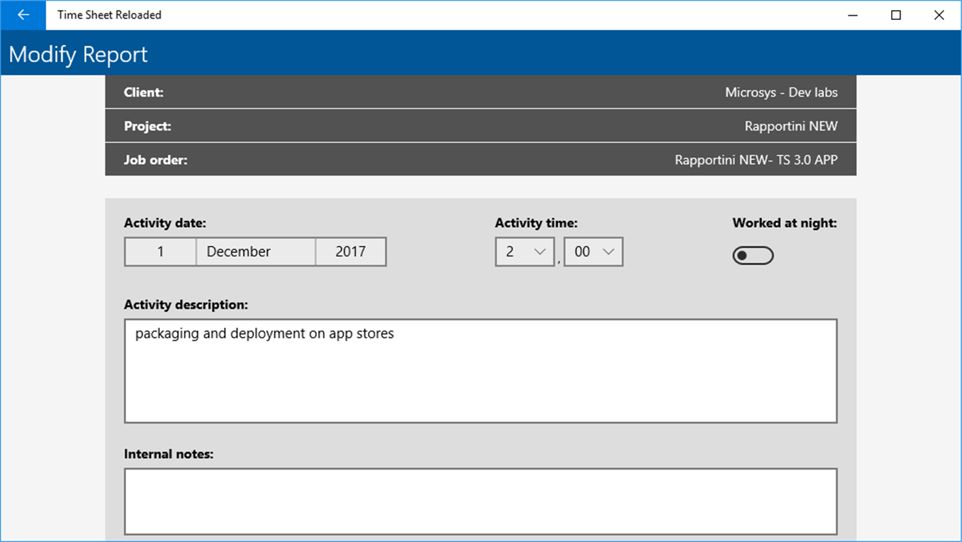 #2. Msys Time Sheet Reloaded (Windows) 来自: Microsys Srl