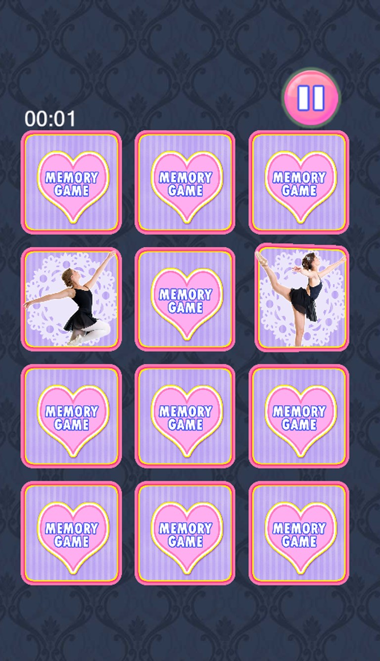 Captura de Pantalla 3 Ballerina Memory Game windows
