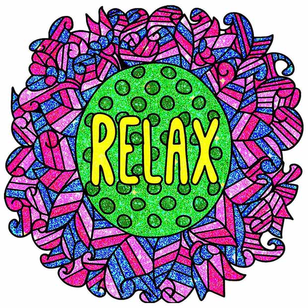 Greeting Cards Glitter Color by Number - Coloring Book