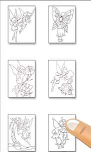 Paint fairies. Girls’ game for coloring screenshot 5