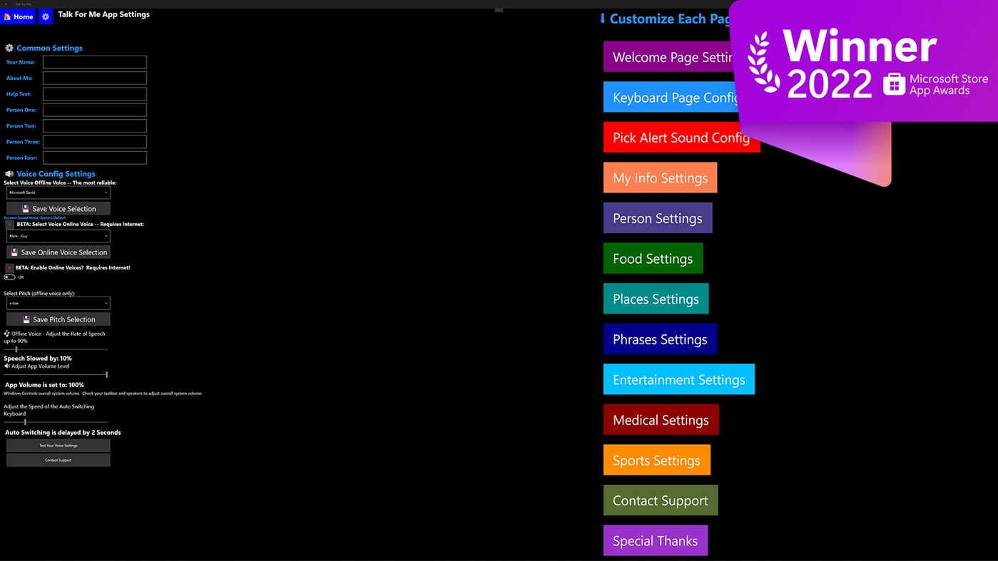 #4. Talk For Me (Windows) Με: Retcon Apps