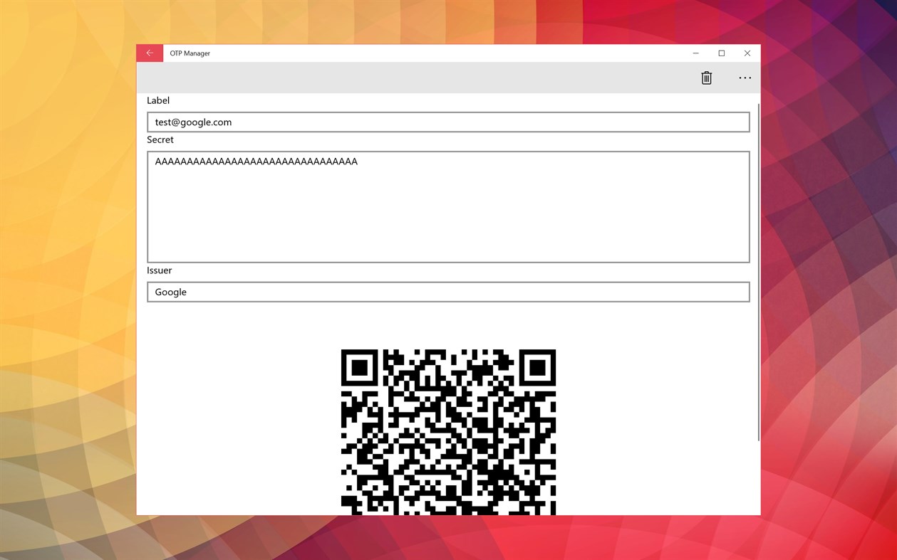 #2. OTP Manager (Windows) От: Aftnet