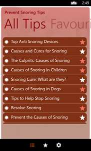 Prevent Snoring Tips screenshot 3