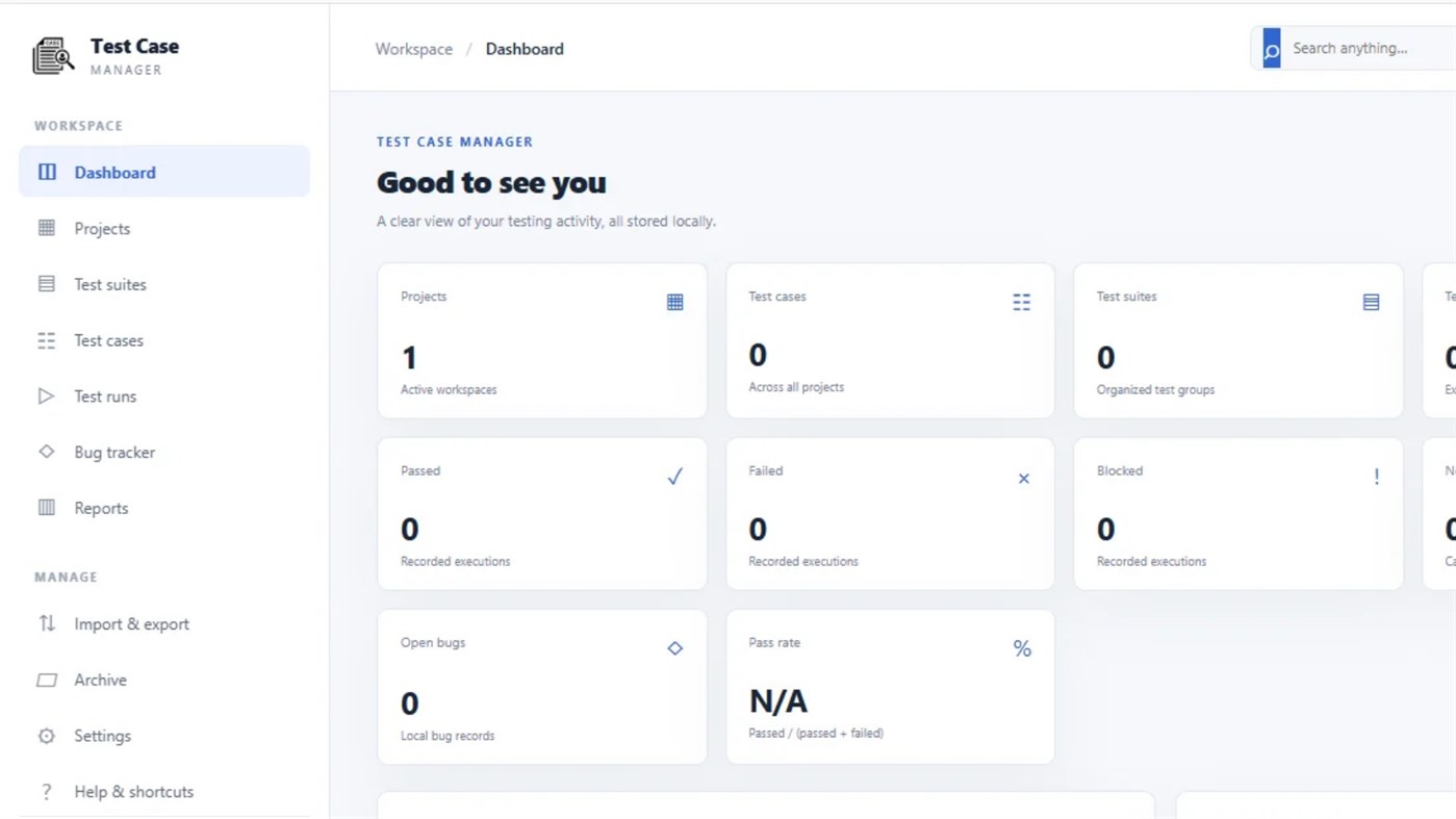 #1. Test Case Manager (Windows) Oleh: Zara Usman