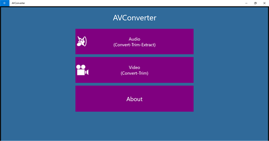 AVConverter screenshot 1