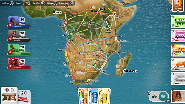 Ticket to Ride: Heart of Africa Expansion screenshot 1