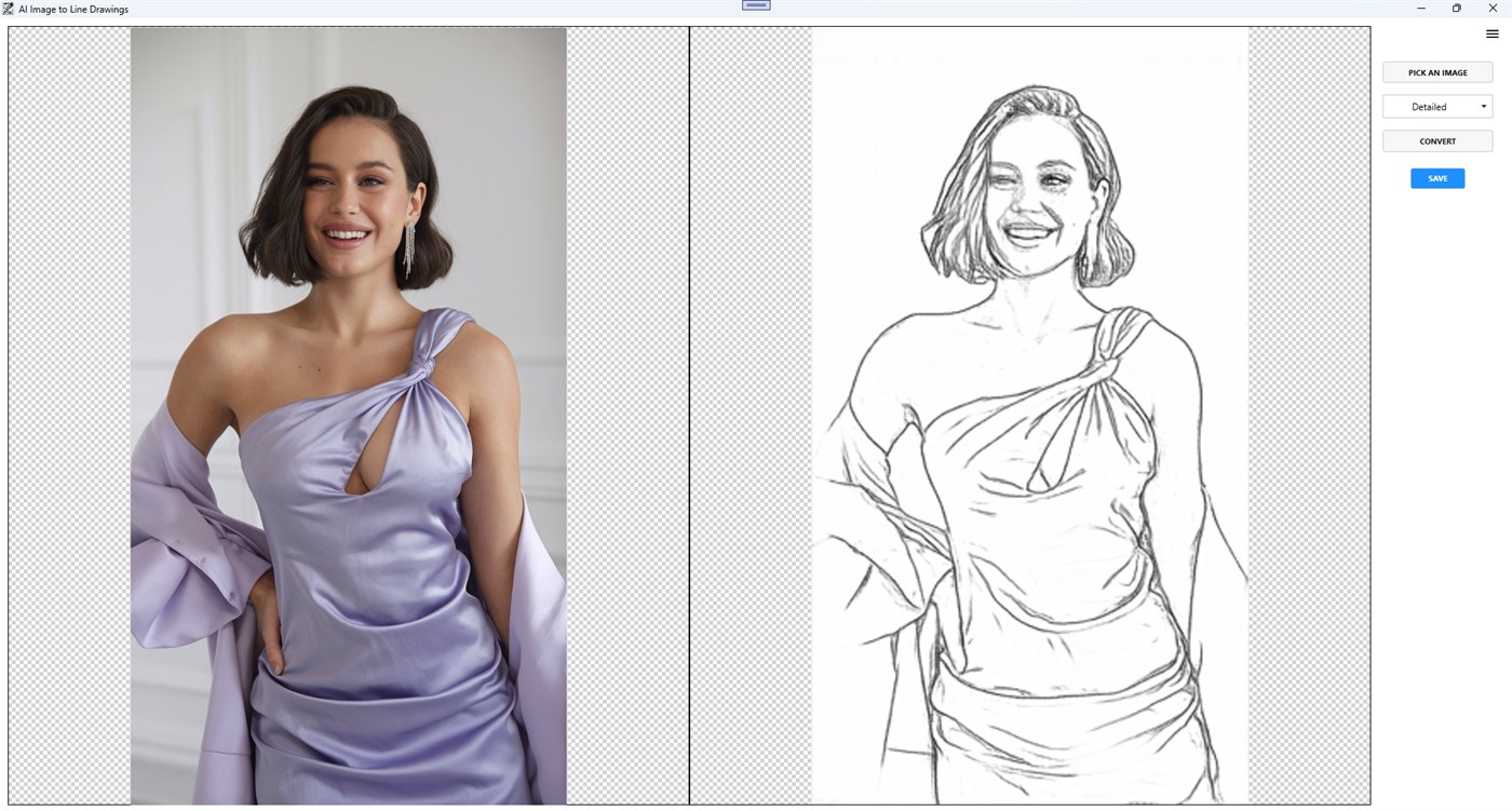 AI Image to Line Drawings screenshot 1