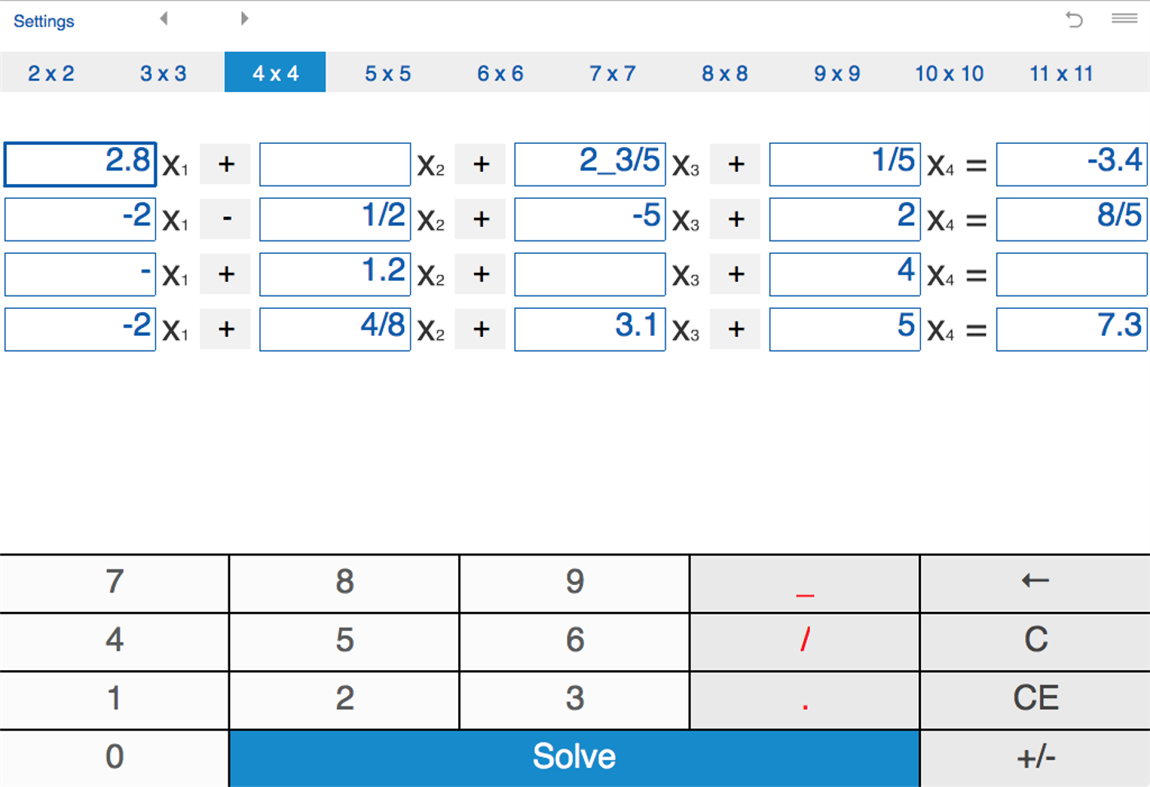 #1. System Solver NxN (Windows) 由: Intemodino Group s.r.o.