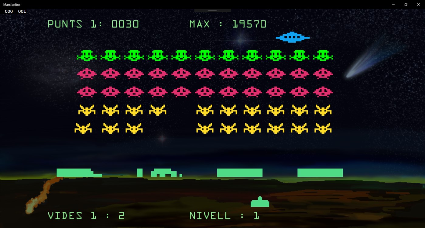 #2. Marcianitos (Windows) 来自: Sambits