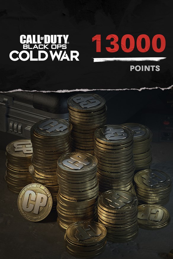 13,000 Call of Duty: Black Ops Cold War Points
