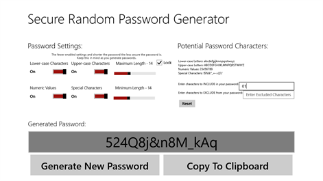 Secure Random Password Generator Screenshots 2