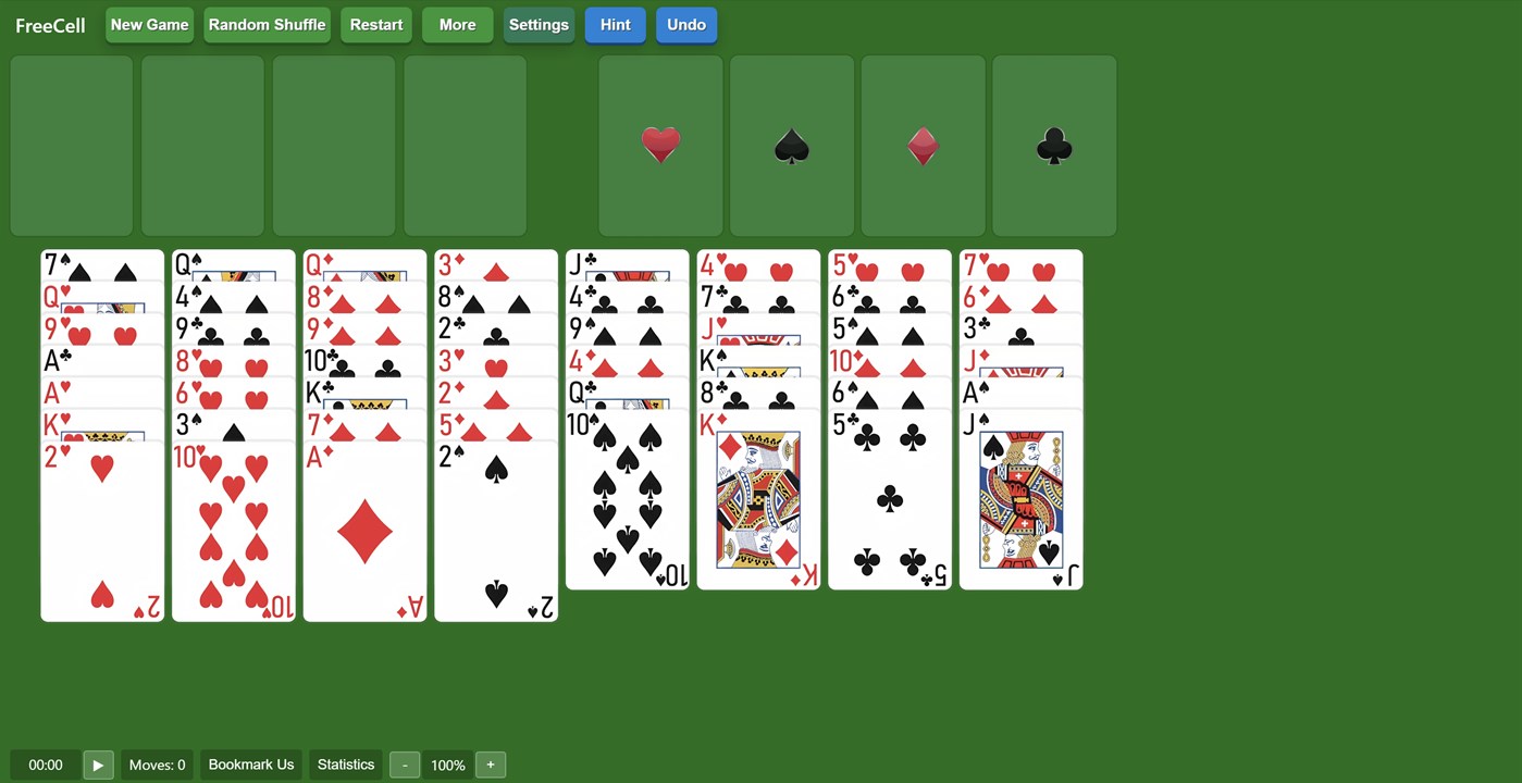 #1. FreeCell Solitairex (Windows) 由: Solitairen