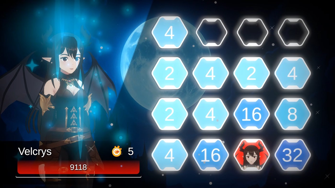 #5. Battle Puzzle 2048 - Queens of the Abyss (Xbox) 由: EpiXR Games