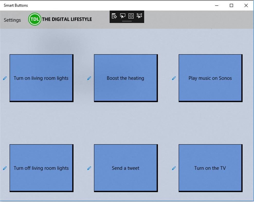#2. Smart Buttons by The Digital Lifestyle (Windows) Door: TheDigitalLifestyle.com