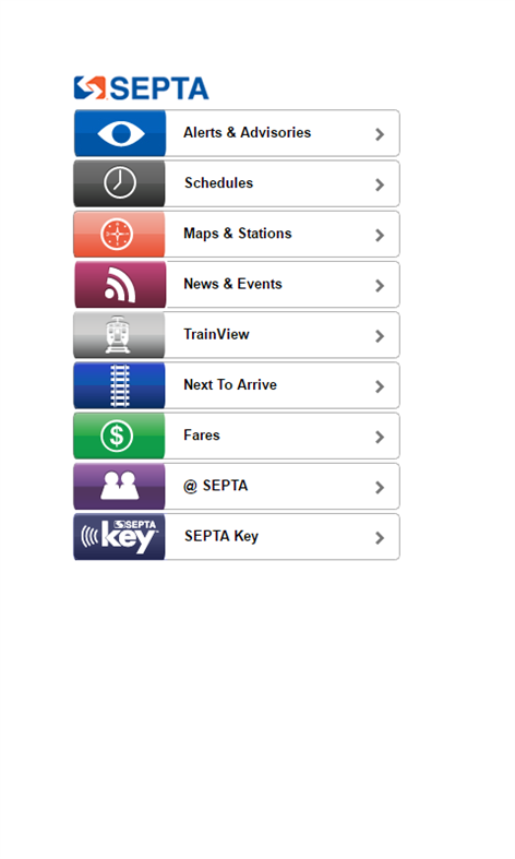 Septa mobile Screenshots 2