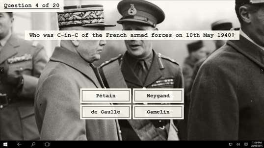World War II Quiz screenshot 3