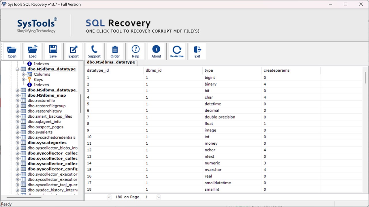 Snapshot 3 of SysTools SQL Recovery