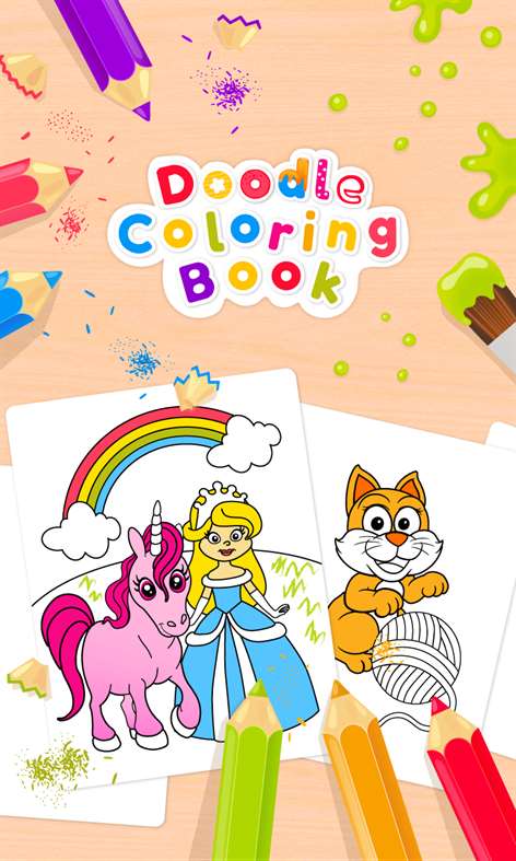 Doodle Coloring Book Screenshots 1