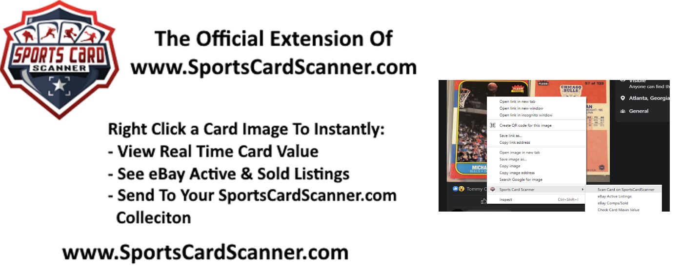 Sports Card Scanner marquee promo image