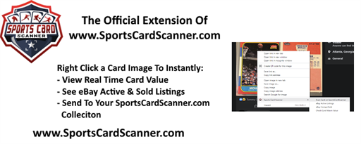 Sports Card Scanner marquee promo image