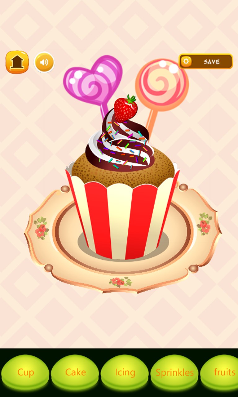 Cupcake Maker Cooking Games for Windows 10 Mobile