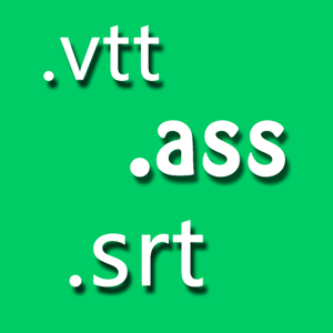 Subtitle format converter. You can convert between srt, vtt, ass subtitle formats.