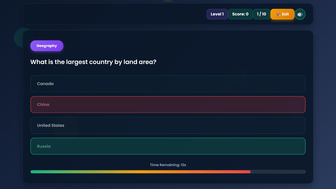 #2. Countries of the World Quiz (Windows) By: Cowcona