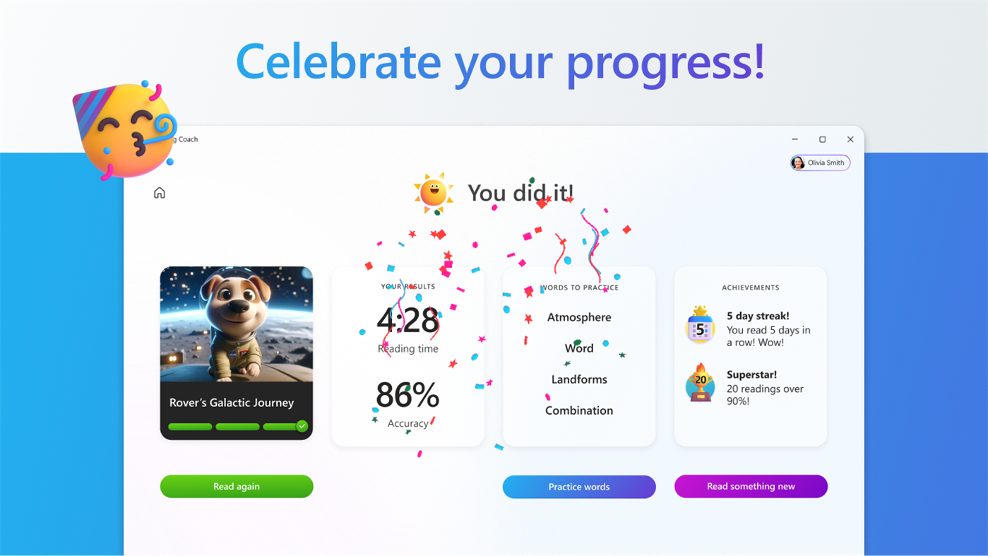 #3. Reading Coach (Windows) By: Microsoft Corporation