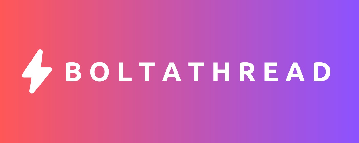Boltathread: Organize and Share Ideas marquee promo image