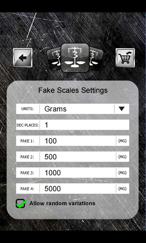 3 Grams Digital Scales App Screenshots 2