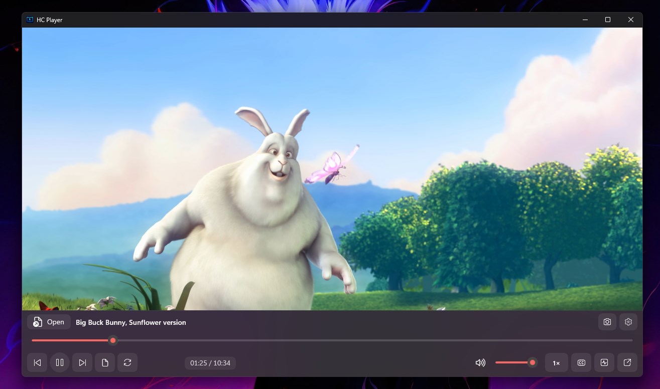 HC Player screenshot