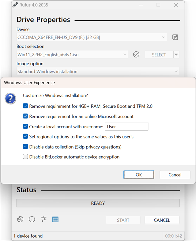 #2. Rufus (Windows) بواسطة: Akeo Consulting
