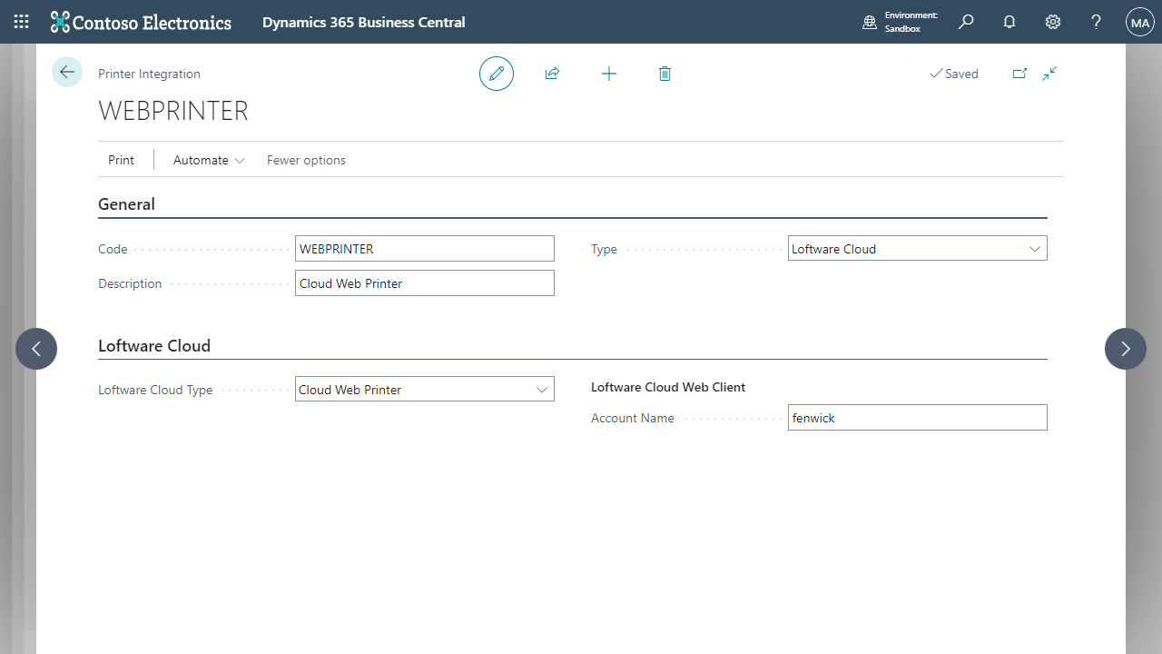 Snapshot 4 of Print-It with Loftware Cloud