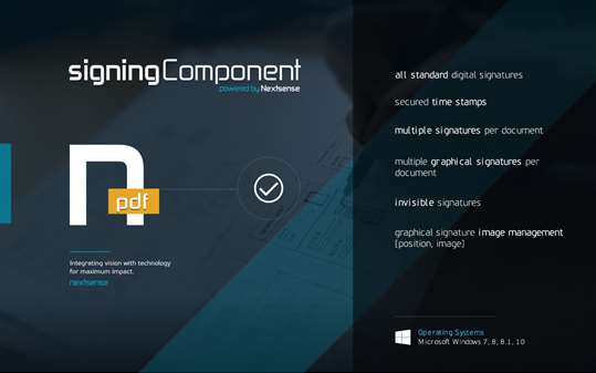 Nextsense PDF Signing Component screenshot 4