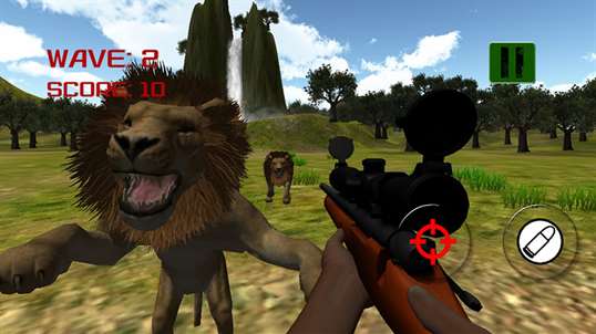 Real Lion : Wolf Jungle Hunt screenshot 3