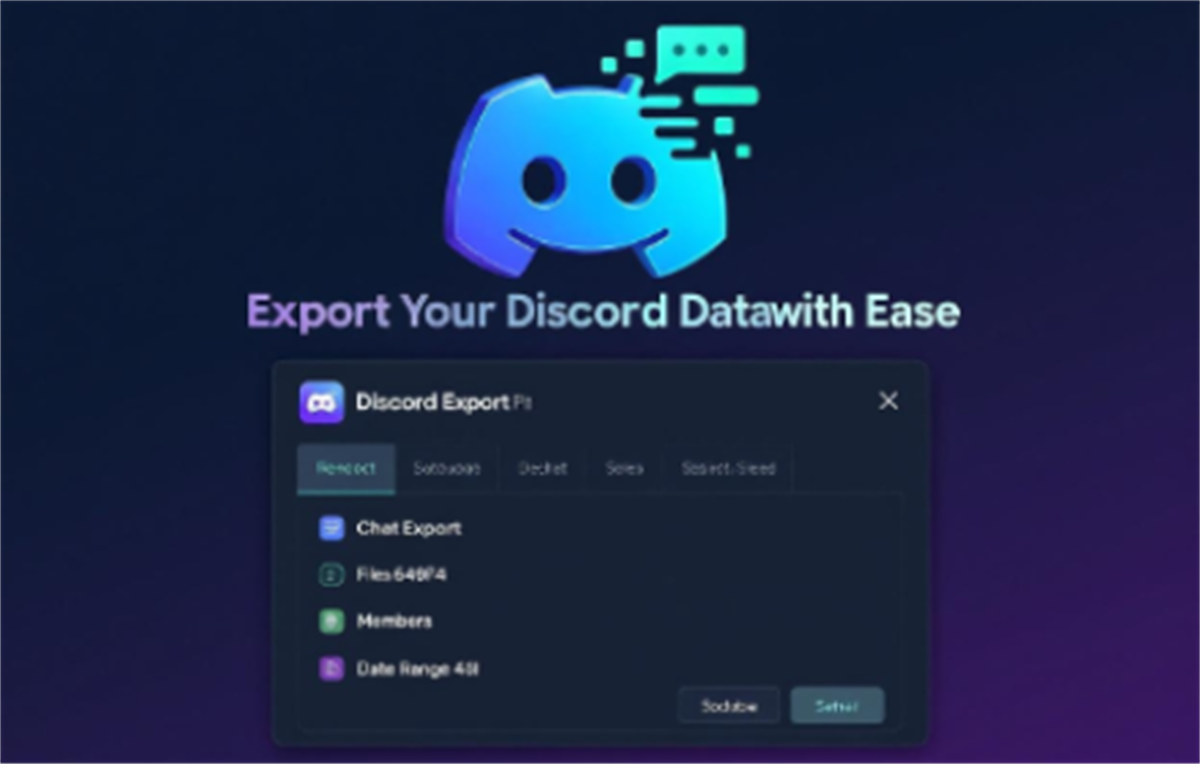 Discord Exporter - Export Chats, Files & Members