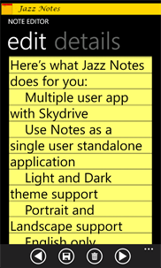 Jazz Notes screenshot 1