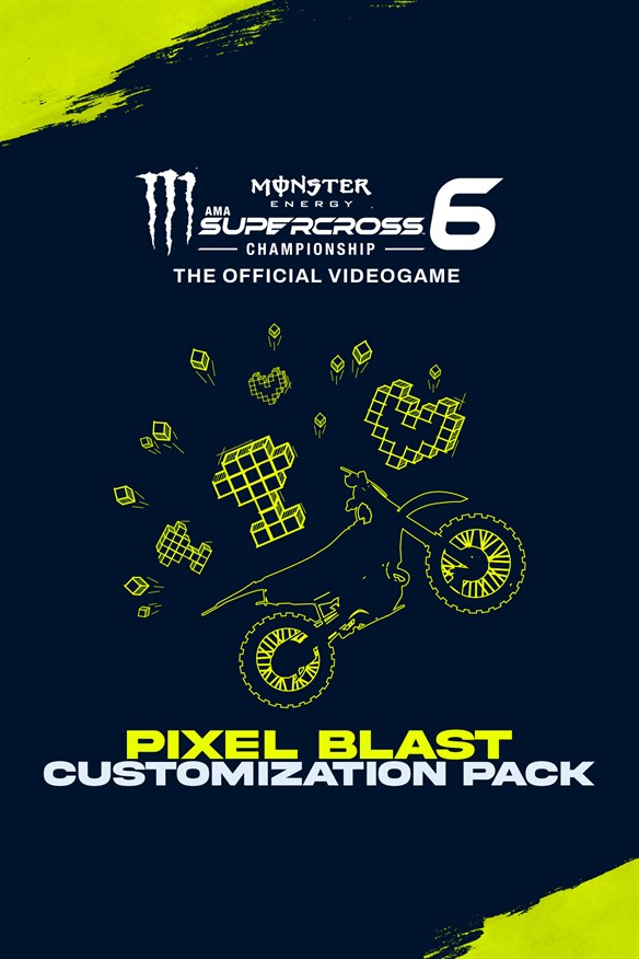 Monster Energy Supercross 6 - Customization Pack Pixel Blast Xbox Series X|S and Xbox One cover art