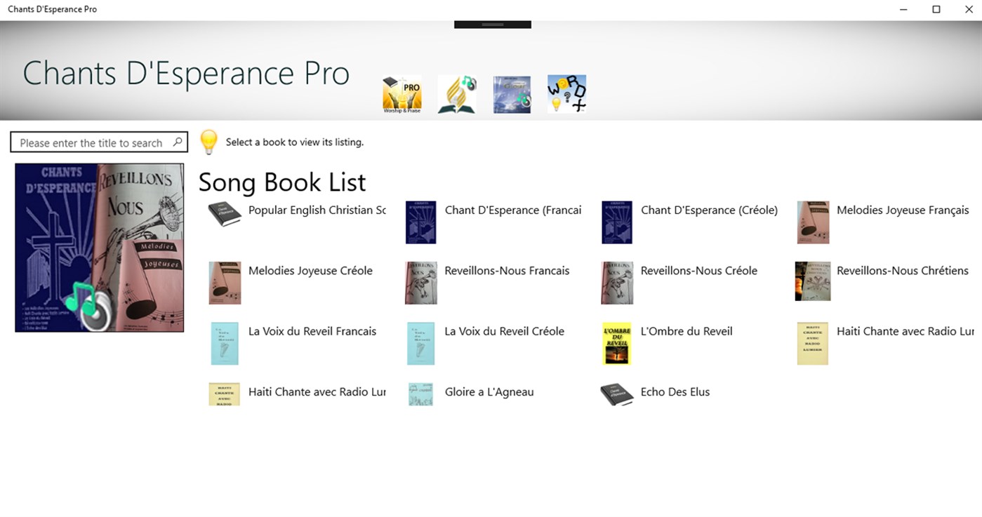 #1. Chants D'Esperance Pro (Windows) 来自: Samuel J